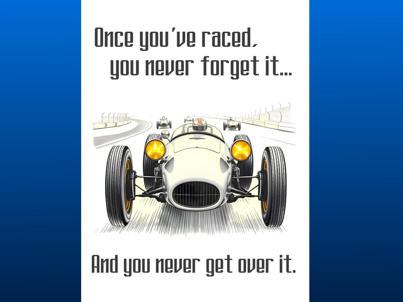 Quotes Formula Racer Formula Racing Quote Art Print: F1 Sports Car Poster (digital Download ...