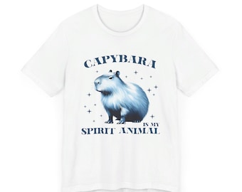 Capybara Is My Spirit Animal Shirt, Capibara gift, Capybara gift for her, tshirt, capybara, capybara shirt, Capy meme shirt, rat shirt