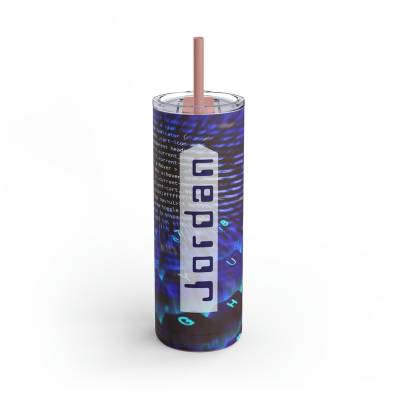 Custom Tech Lover's Tumbler, Personalized Computer Programmer Tumbler