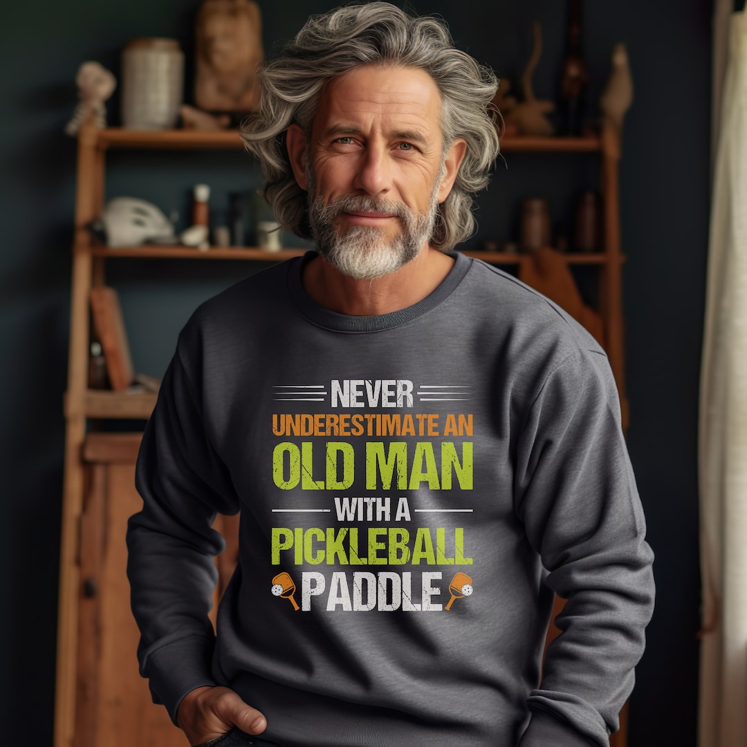 Pickleball Grandpa Sweater, Pickleball Sweater Gift for Pickleball