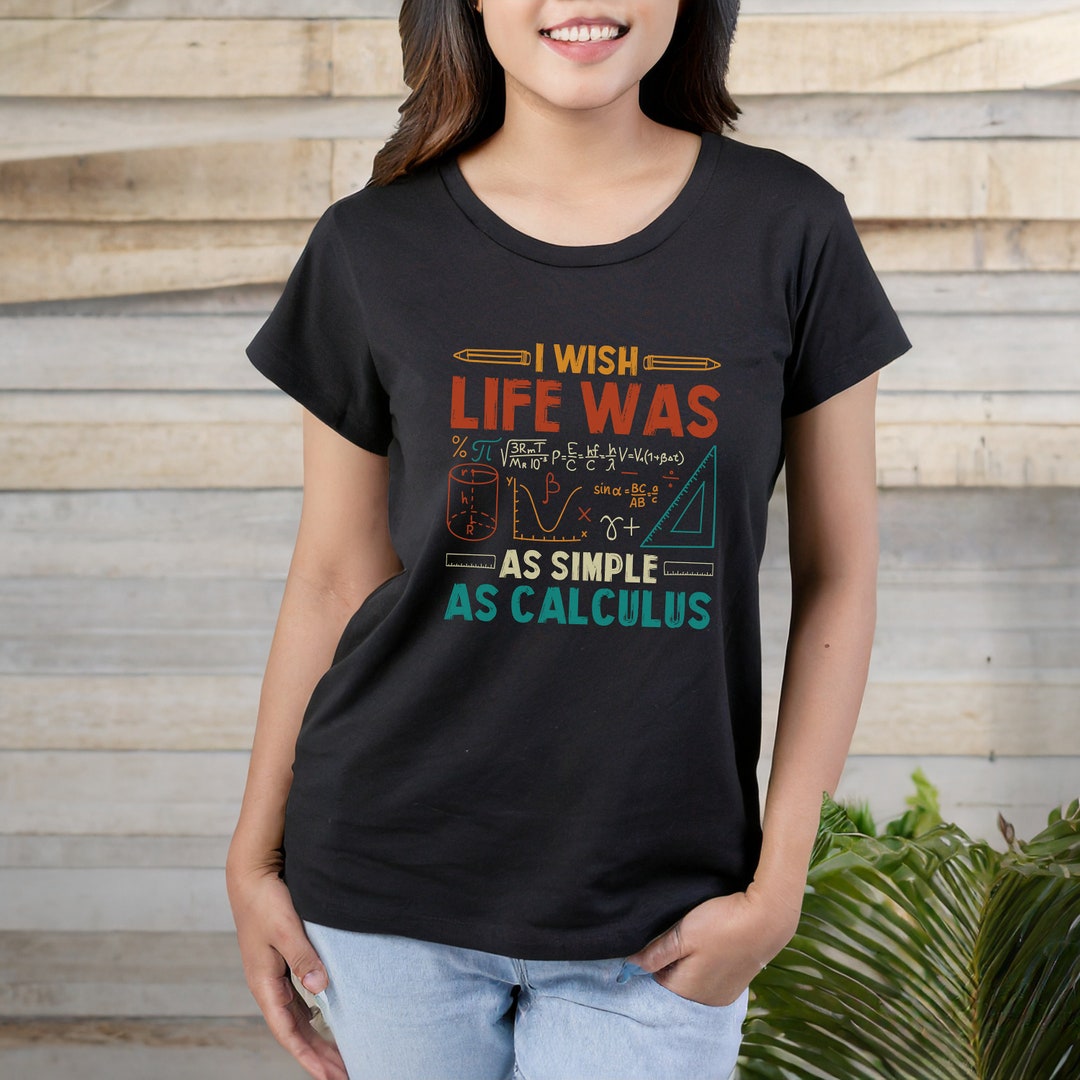 Funny Calculus T Shirt Math Teacher Gift Etsy Il Myjo 