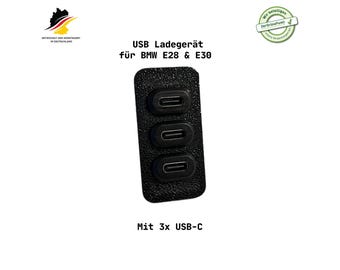 Caricabatterie USB-C per BMW E28 E30 (3x USB-C)