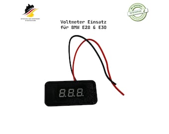 Inserto voltmetro per BMW E28 E30