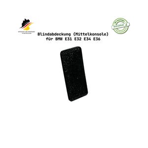 Blinde afdekking (middenconsole) voor BMW E31 E32 E34 E36