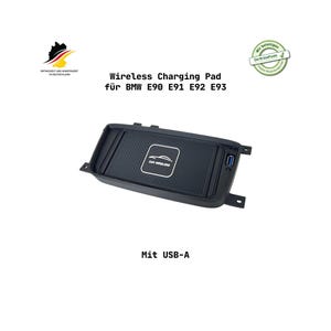 E90 E91 E92 E93 Wireless Charging Pad with USB-A / Inductive Charger