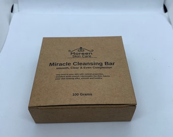 Miracle Cleansing Bar, for Blemish Control and Blackheads Clearing, Pimples, Skin Glowing Soap Exfoliates the skin