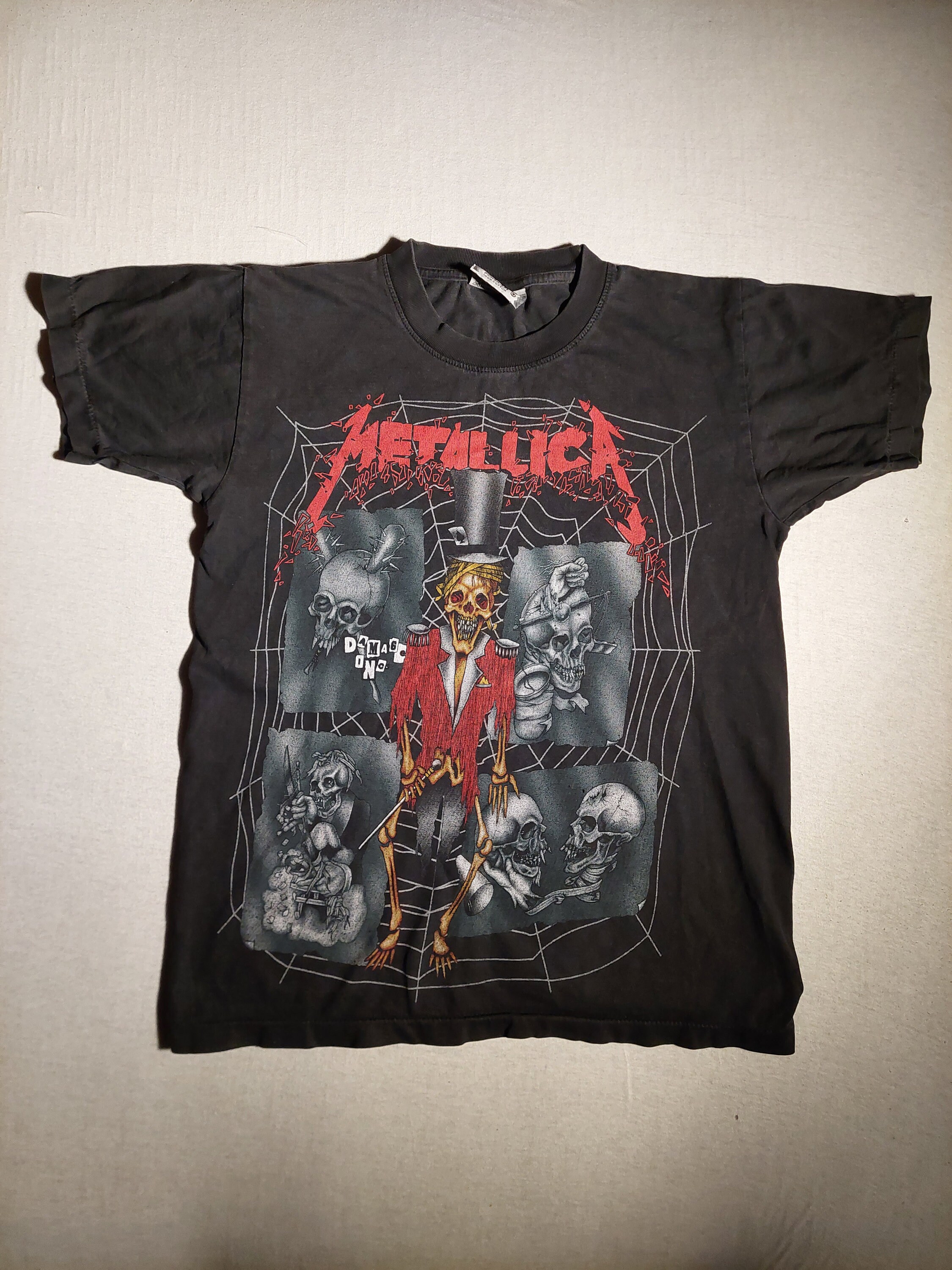 METALLICA DAMAGE Inc Unique 90s Rare Vintage Style Shirt