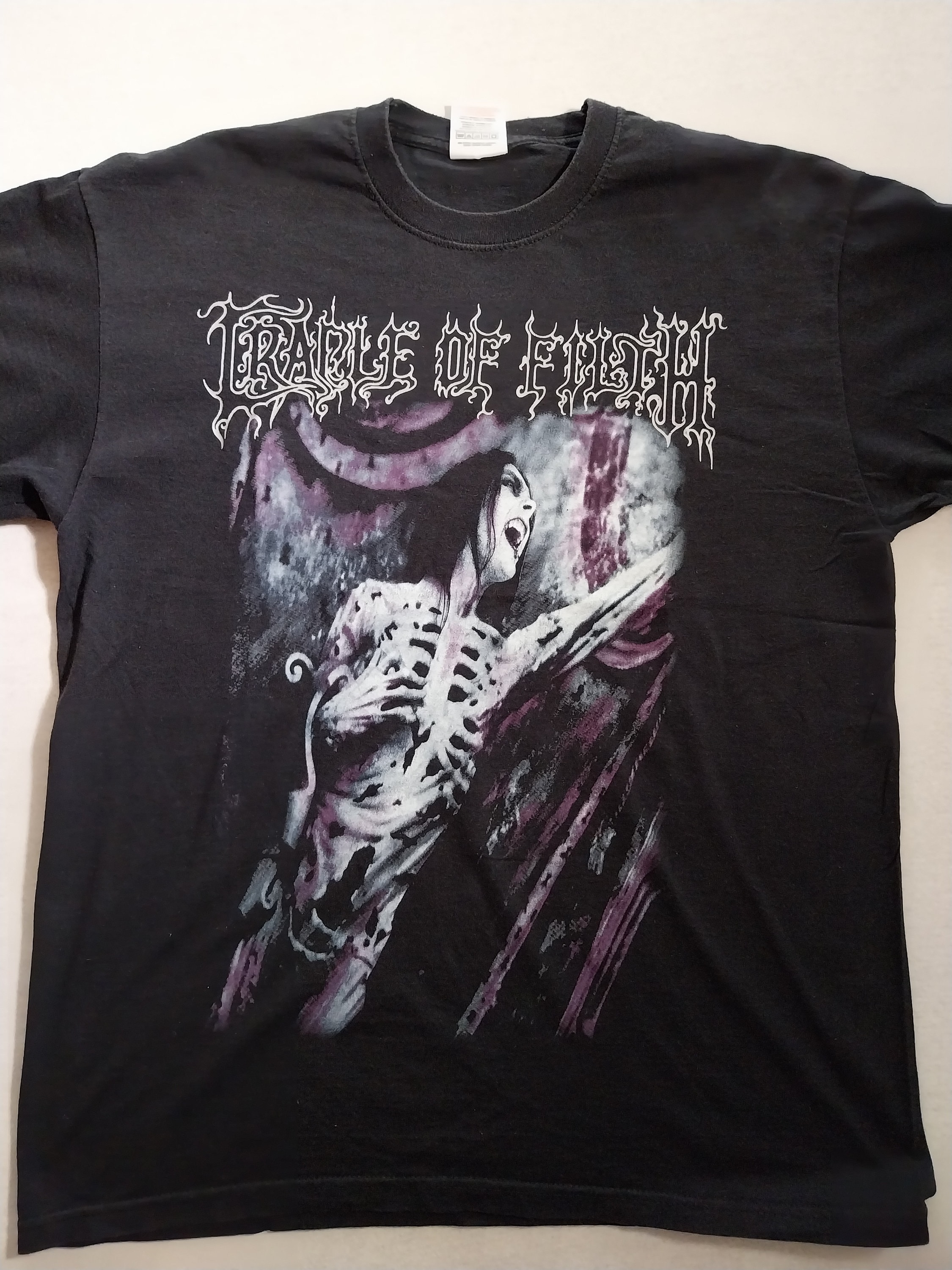 CRADLE OF FILTH Rare Vintage T-shirt Total Fucking Darkness CRADLE OF FILTH Rare Vintage T-shirt Total Fucking Darkness
