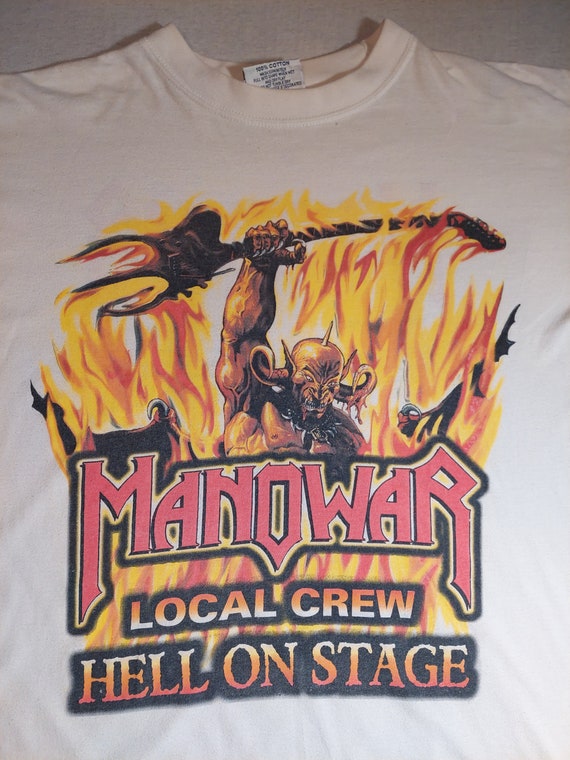 MANOWAR - 1998 - Hell on Stage tour Rare Vintage … - image 5