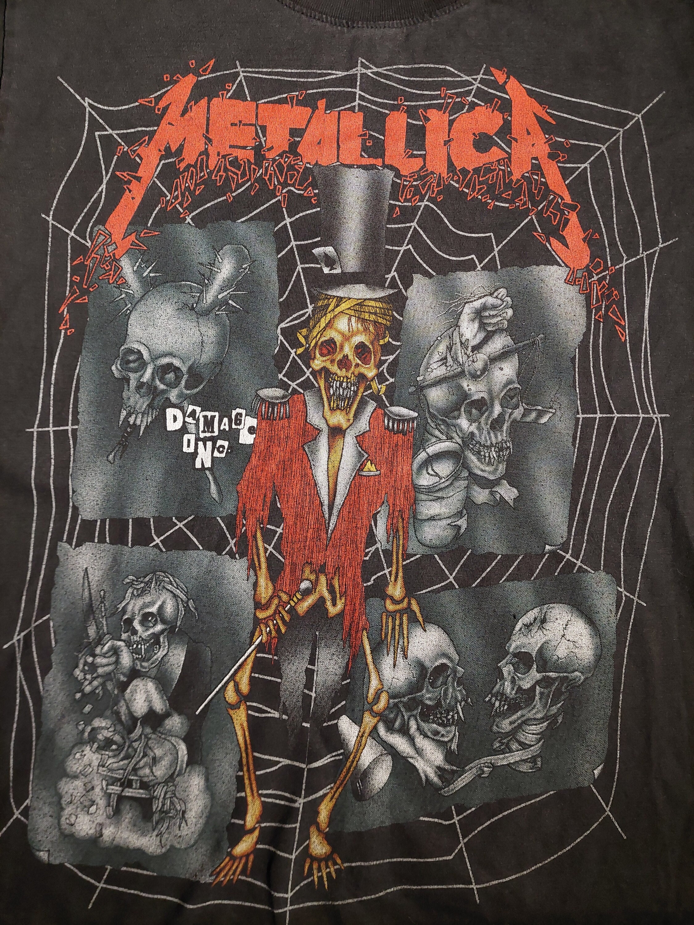 METALLICA DAMAGE Inc Unique 90s Rare Vintage Style Shirt METALLICA DAMAGE Inc Unique 90s Rare Vintage Style Shirt