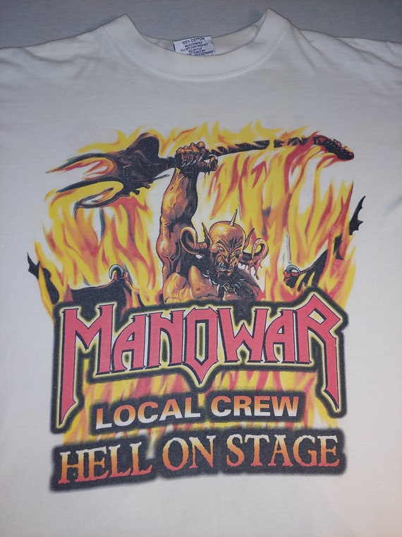 MANOWAR - 1998 - Hell on Stage tour Rare Vintage … - image 2