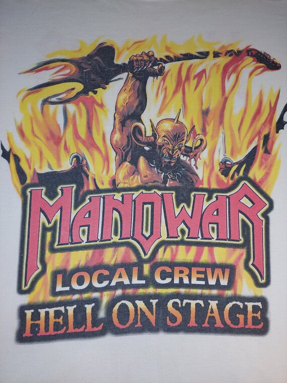 MANOWAR - 1998 - Hell on Stage tour Rare Vintage … - image 3