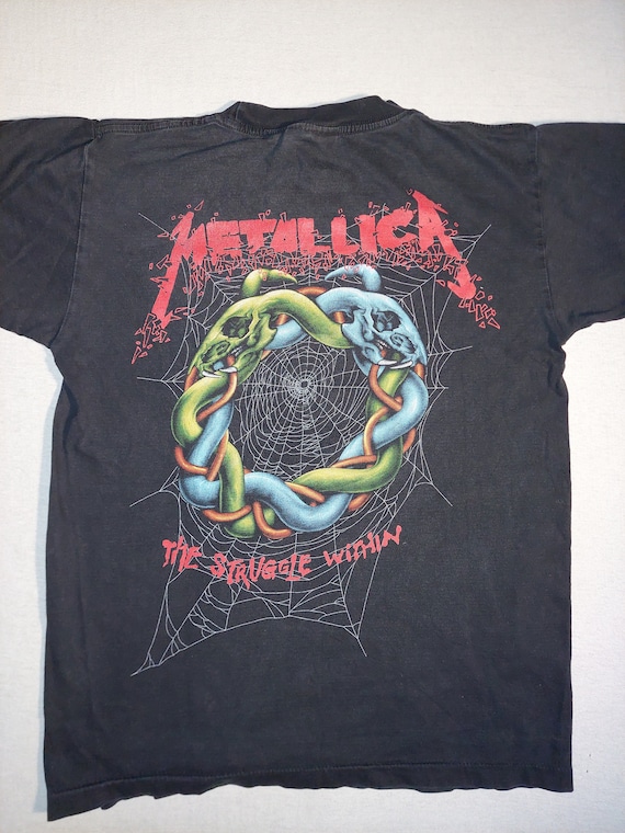 90s LLICA DAMEGE INC TOUR Tシャツ 90's giant METALLICA ''DAMAGE iNC. TOUR'' 両面プリントT