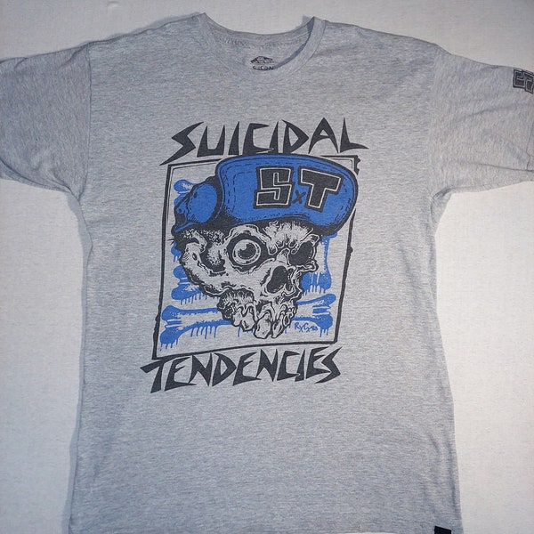 SUICIDAL TENDENCIES - VANS Collaboration Vintage Rare Shirt from 2010 -  Graphic T shirt - L