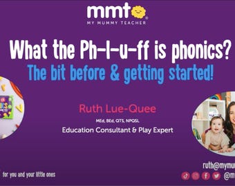 60 Minutes (approx) Phonics Workshop – Phases 2 & 3, Homeschooling (Live Recording)
