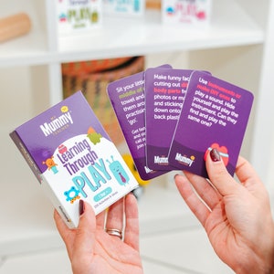 1 an + Cartes d'activités d'apprentissage par le jeu de MMT Play. Idées de jeux pour les tout-petits. Cadeau d'anniversaire parfait. Éducation précoce. Cadeau de Noël.