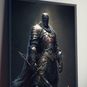 Medieval Knight | Wall Art | Medieval Warrior | Knight Warrior | Downloadable Digital Art