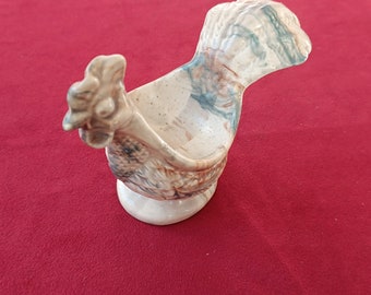 Soviet salt shaker for rooster spices.  salt and pepper  vintage Porcelain salt and pepper shaker, kitchen rooster.