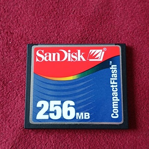 tarjeta de memoria Compact flash, 256MB