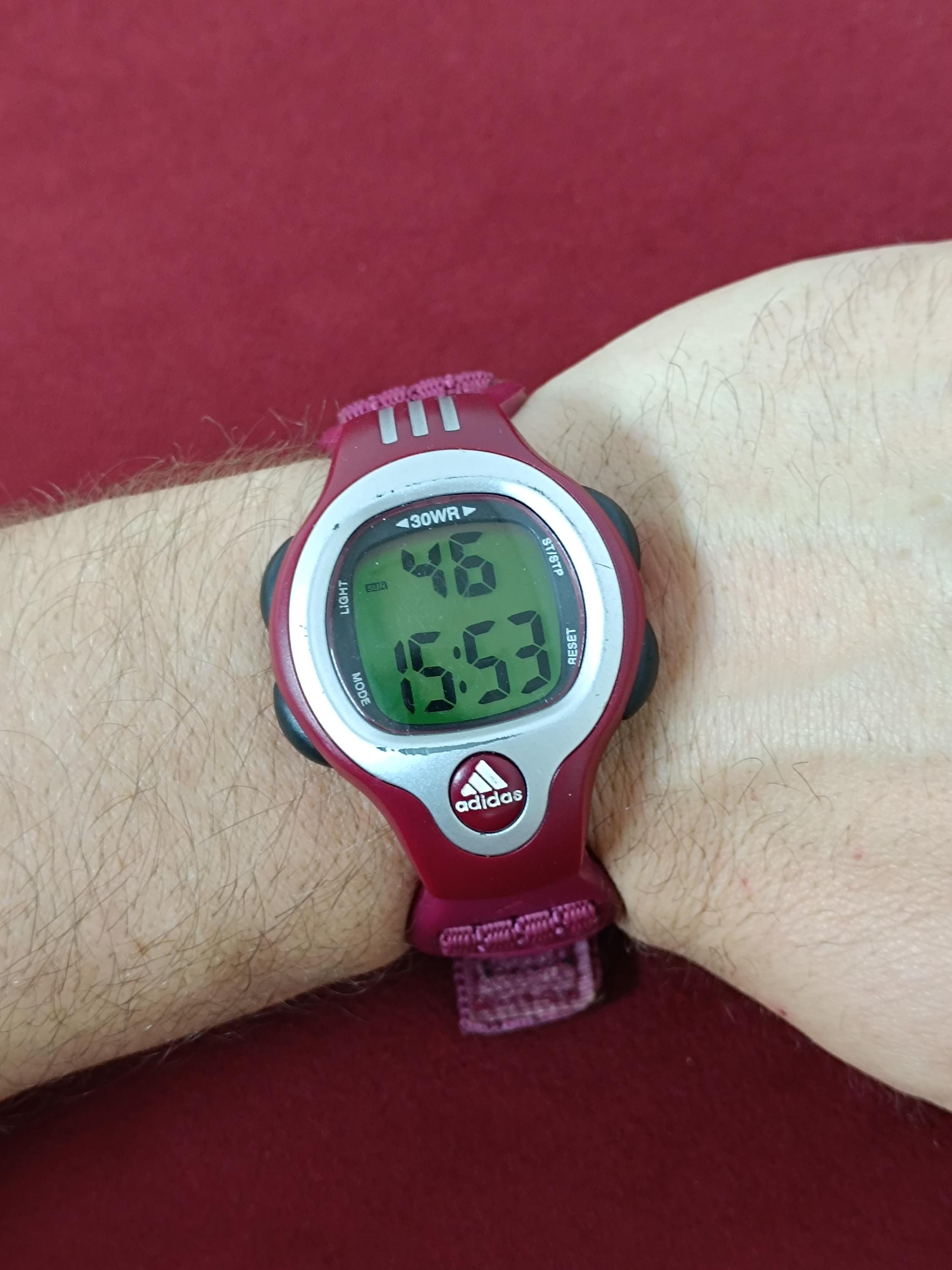 ADIDAS ADP1486 LADIES DIGITAL CHRONOGRAPH WATCH VINTAGE RARE adidas Sport Digital Wristwatches for sale | eBay main image 3