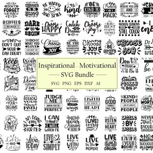 125 Inspirujących Svg Bundle, Inspirujące Cytaty Svg Bundle, Motywacyjny Svg Bundle, Chrześcijański Svg Bundle, Miłość własna Svg Png Plik Cięty