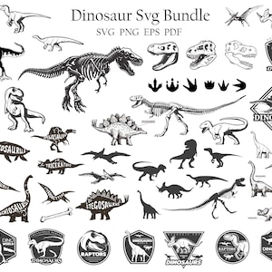 Dinosaur SVG Bundle | Dinosaur Outline SVG | Dinosaur Coloring SVG, Dinosaur svg | Dinosaur Clipart | Cut Files Cricut