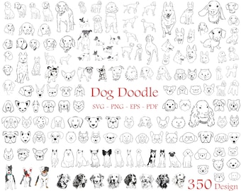 Dog SVG Bundle | 300+ Dog Breed Graphics (Digital Download)