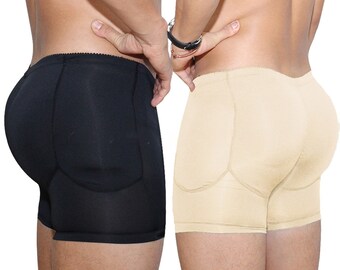 Mens Body Shaper Underwear Butt Hip Enhancing Briefs Removable Pads Increase Bust Size butt lifter butt pad big butt boxer