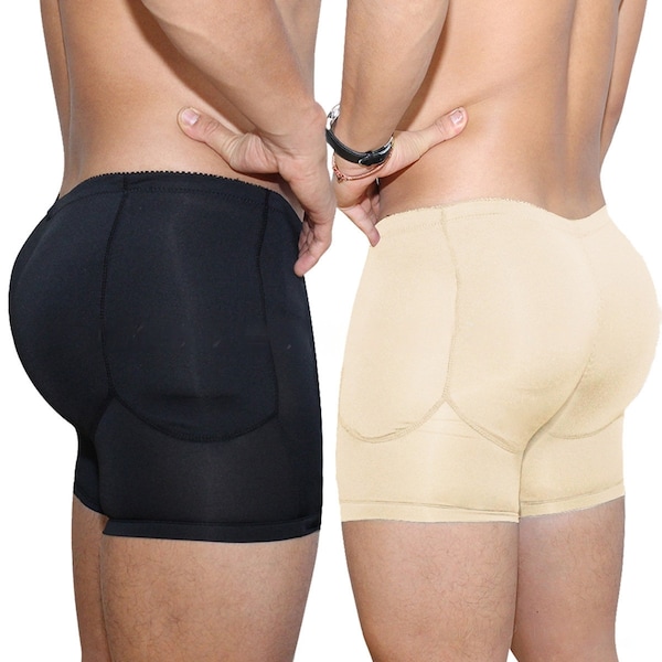 Herren Body Shaper Unterwäsche Butt Hip Verbesserung Briefs Abnehmbare Pads Erhöhen Büste Butt Heber Butt Pad Big Butt Boxer