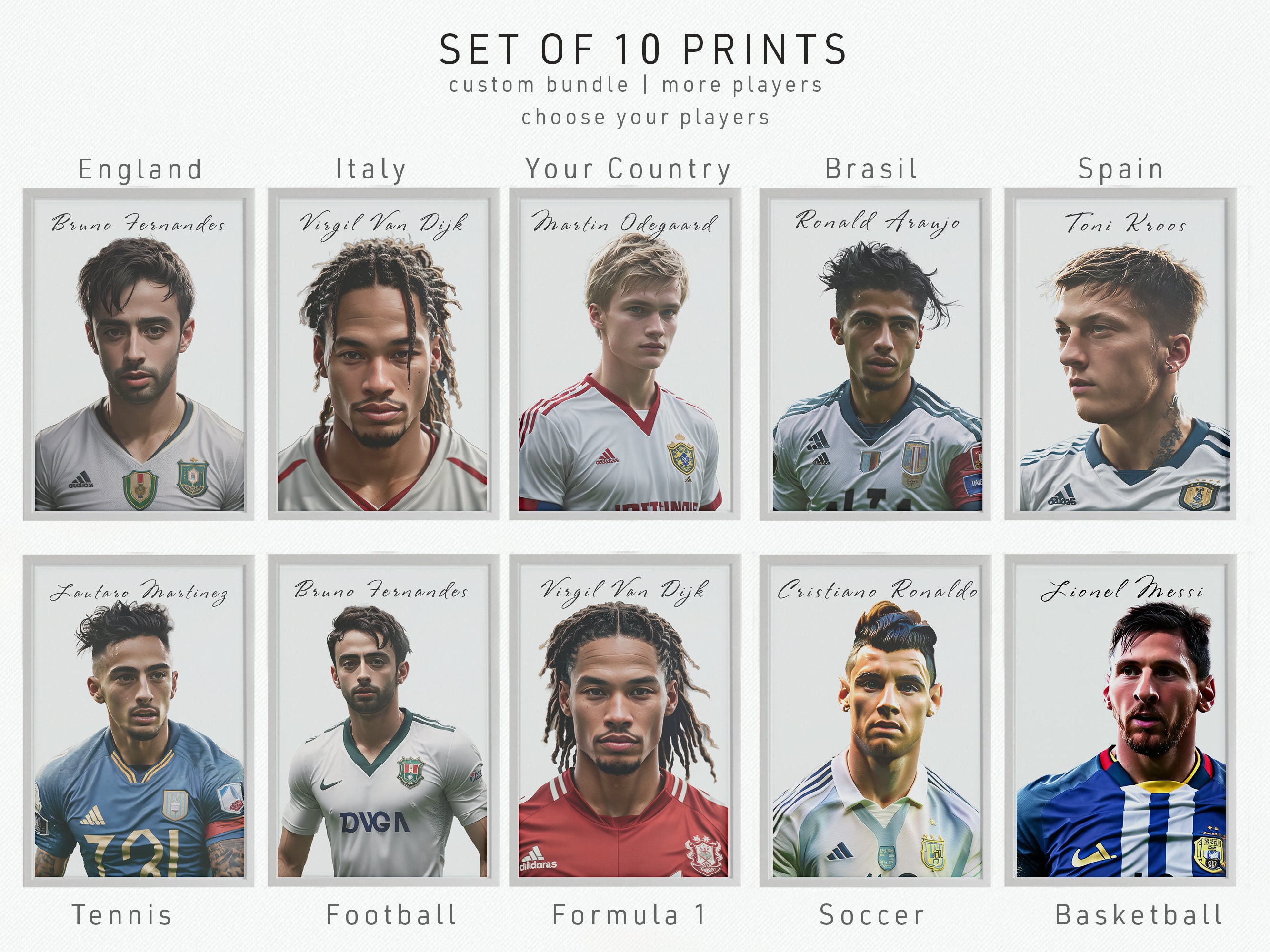 Wall Art Messi Print Poster Fan Gift Lionel Poster Wall Art Printable ...