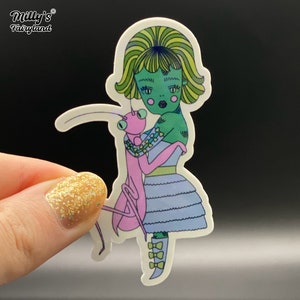 Milly's Fairyland® embrace your weirdness - Hologramm Glitzer Sticker