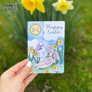 Milly's Fairyland® Happy Easter / folding card / card / Easter / Easter greeting card