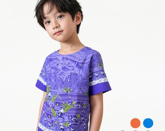 Thai Traditionelles Spiel Baumwolle Shirt für Kinder (Größe: S-XXL)