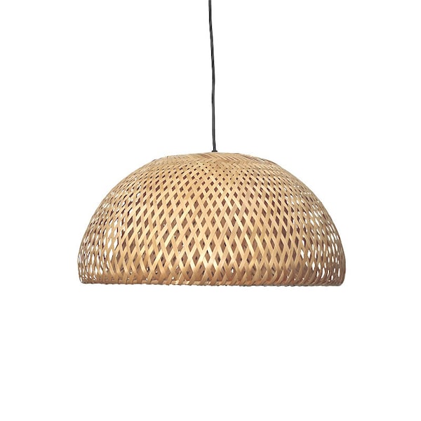 Bamboe hanglamp Luis – ronde bamboe hanglamp – 4Shine