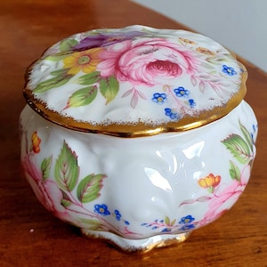 Fenton China Company English Bone China Bowl With Lid /perfect Condition