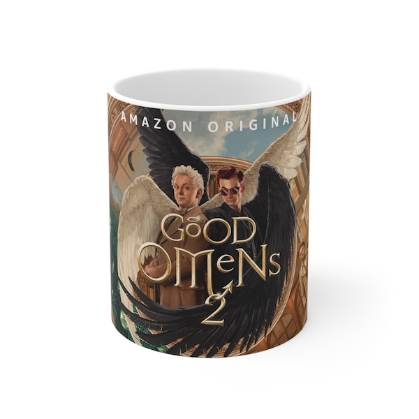 Good Omens Amazon Prime TV Show Season 2 Ceramic Mug 11oz