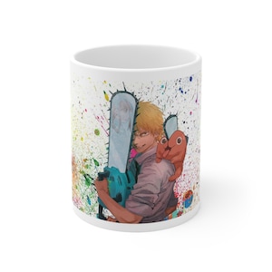 Chainsaw Man Pochita Denji Ceramic Mug 11oz
