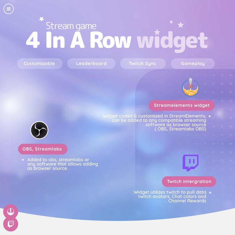 Four in a Row Widget for Twitch - Interactive Channel Points Mini Game ...
