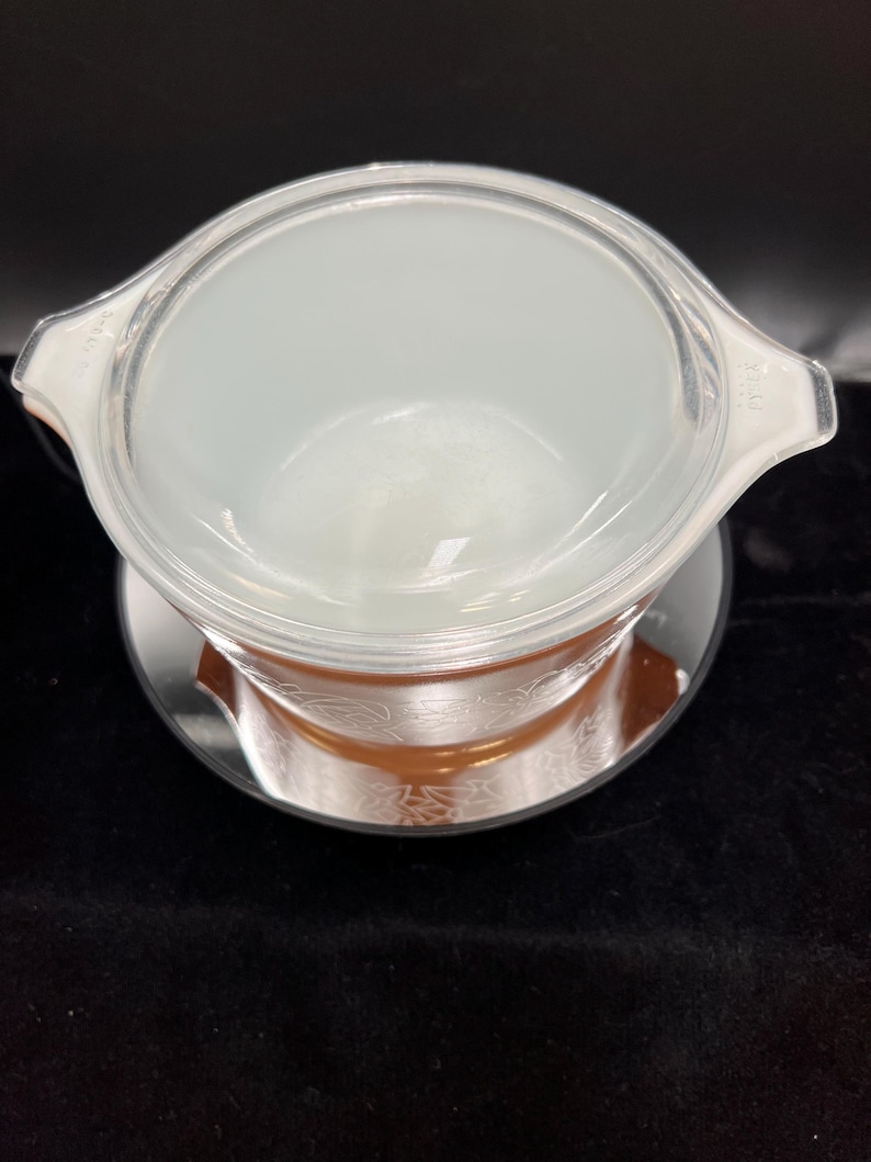 Pyrex Tan Square PYREX Woodland Brown and Tan. Patterns 401, 471, 472, 473. Casseroles W ...