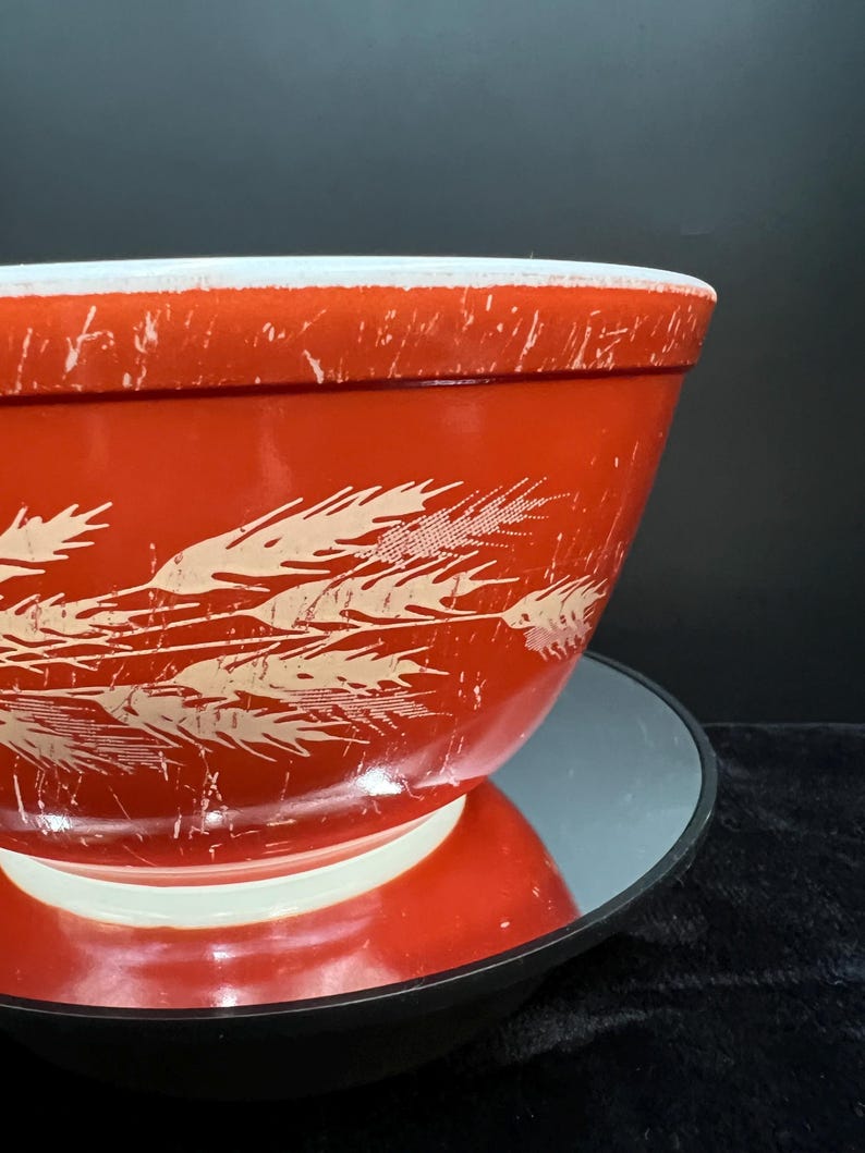 Pyrex Autumn Harvest Wheat. Mixing Bowls Pattern 402 (1.5qt) and 403 (2 ...