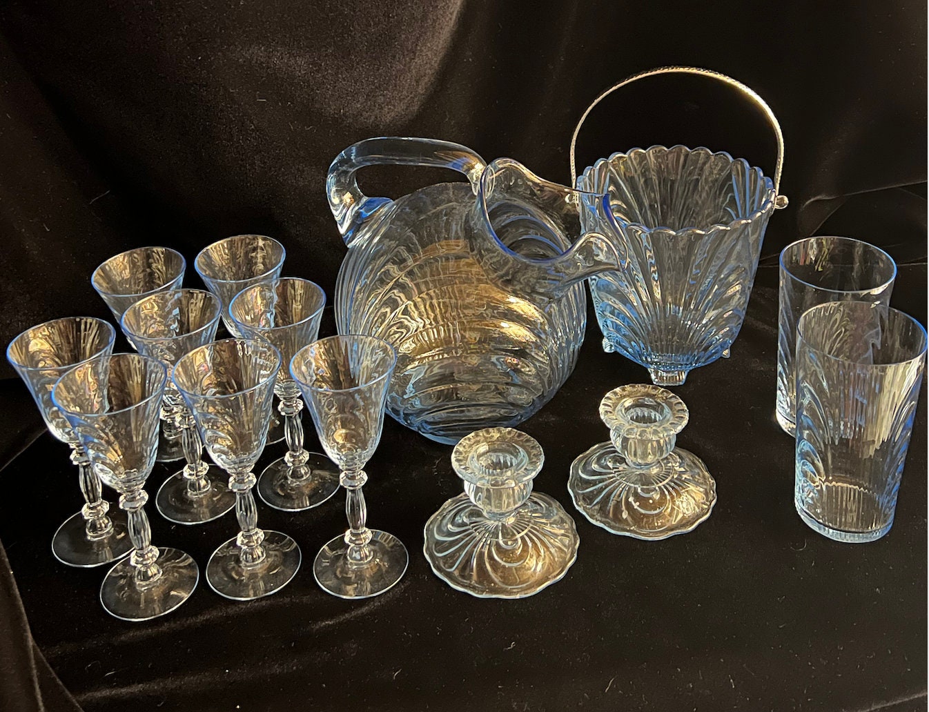 Vintage Embossed Glassware – Belle Blu