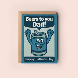 Cartes de voeux drôles de bières pour vous | Cadeau de fête des pères heureux | Anniversaire canette de bière, Lui, mari, papa Guiness, IPA, Ale Enveloppe incluse