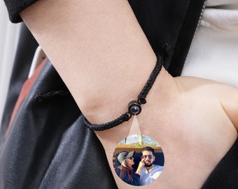 Personalisiertes Armband mit Fotoprojektion: Personalisierter Schmuck mit Bild