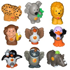 Fisher Price Little People A a Z zoológico alfabeto animais 2