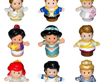 Figuras individuales de princesas Disney Little People de Fisher Price B