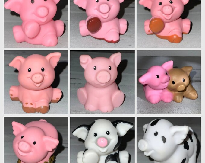 Fisher Price Little People Farm Animals 3 Pigs - Etsy