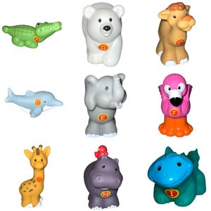 Fisher Price Little People A a Z zoológico alfabeto animais