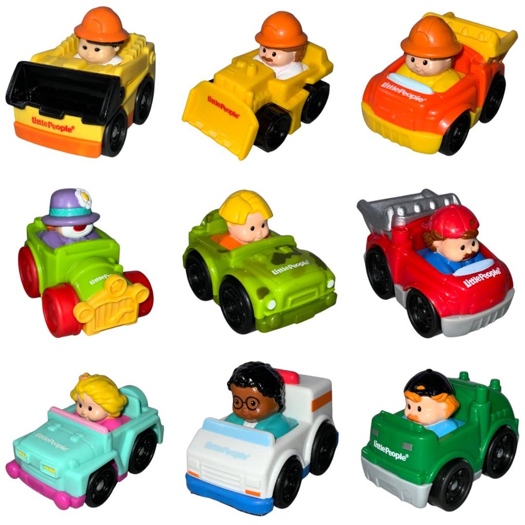 Fisher Price Little People Wheelies Cars (4) - Etsy