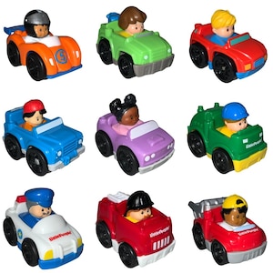 Fisher Price Little People Wheelies single cars