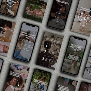 Oltre 2200 reel Instagram per mamme imprenditrici: modelli Canva con diritti di rivendita PLR Master (download digitale)